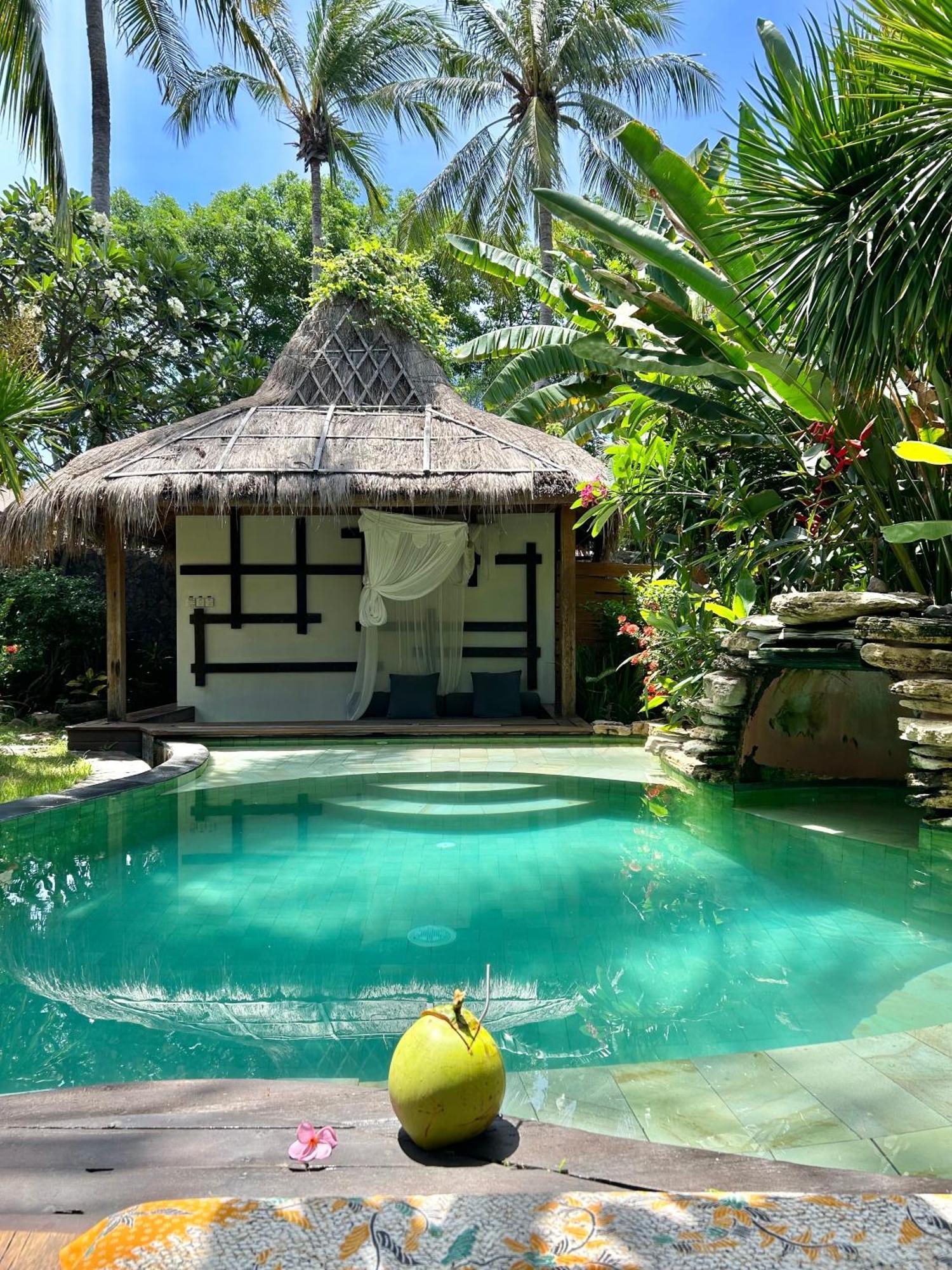 Villa Bhuvana With Private Swimming Pool Gili Trawangan Zewnętrze zdjęcie